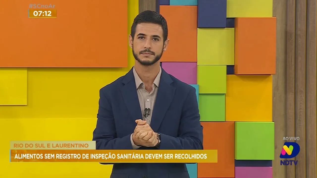 Rio do Sul e Laurentino: alimentos sem registro de inspeção sanitária devem ser recolhidos