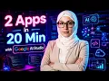 I Built 2 Full Stack apps with Google AI Studio Next js Supabase Firebase
