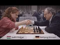 Lagu Judit Polgar vs Wolfgang Uhlmann ◉ Women-Veterans Tournament - Aruba 1992