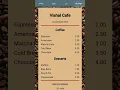 Cafe Menu Card Using HTML CSS