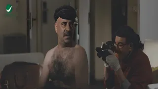 انت بتصور ضهري ليه ياعم هو انا لسه مولود 15 دقيقة ضحك متواصل مع محمد حسين والرسام العالمي 