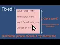 Unity Scrollable TMP - InputField fix Using scroll view and a custom script Outdated fix