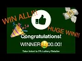 WIN ALL BIG WINS Pa lottery scratch offs