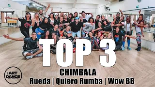 top 3 chimbala rueda l quiero rumba l wow bb zumba l coreografia l cia art dance