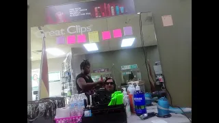 Got my hair cut at Great Clips in North Augusta Recording with my Smart Glasses