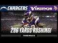 Adrian Peterson Sets the Rushing Record Chargers vs Vikings 2007