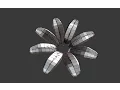 BLENDERSUSHI ANSV Procedural Flower Curling LIVENODING114