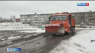 Мэрия Омска обещает быстрее и качественнее бороться со снегом