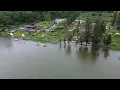 Lau Kawar Danau Indah dengan Spot Camping Terbaik di Sumatera Utara Drone View 4K