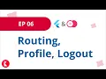 Flutter EP-06 - Routing profile logout