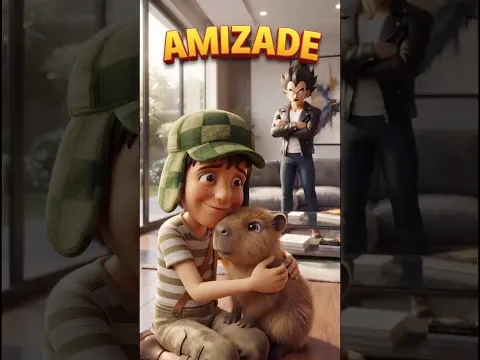 UNA AMISTAD INESPERADA EL CHAVO Y LA CAPIBARA ❤️