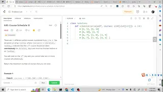 Leetcode 630 Course Schedule III greedy sort pq