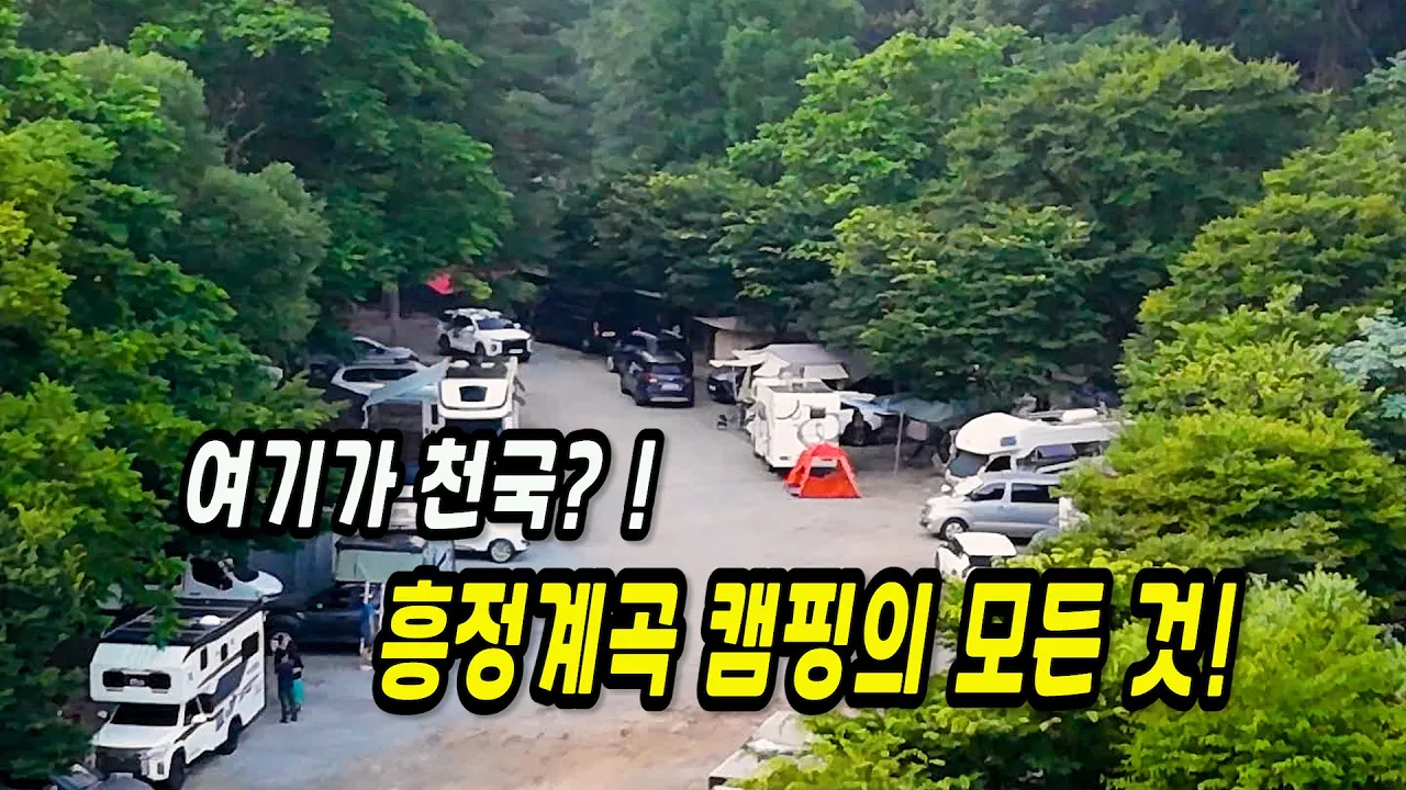 흥정계곡 여름 계곡캠핑  サムネイル