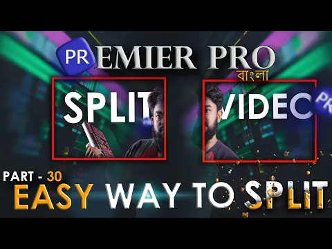 Download MP3 Easy way to Split Video in Premier pro - Bangla Tutorial.