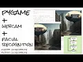 Adding the webcam with facial recognition to pygame