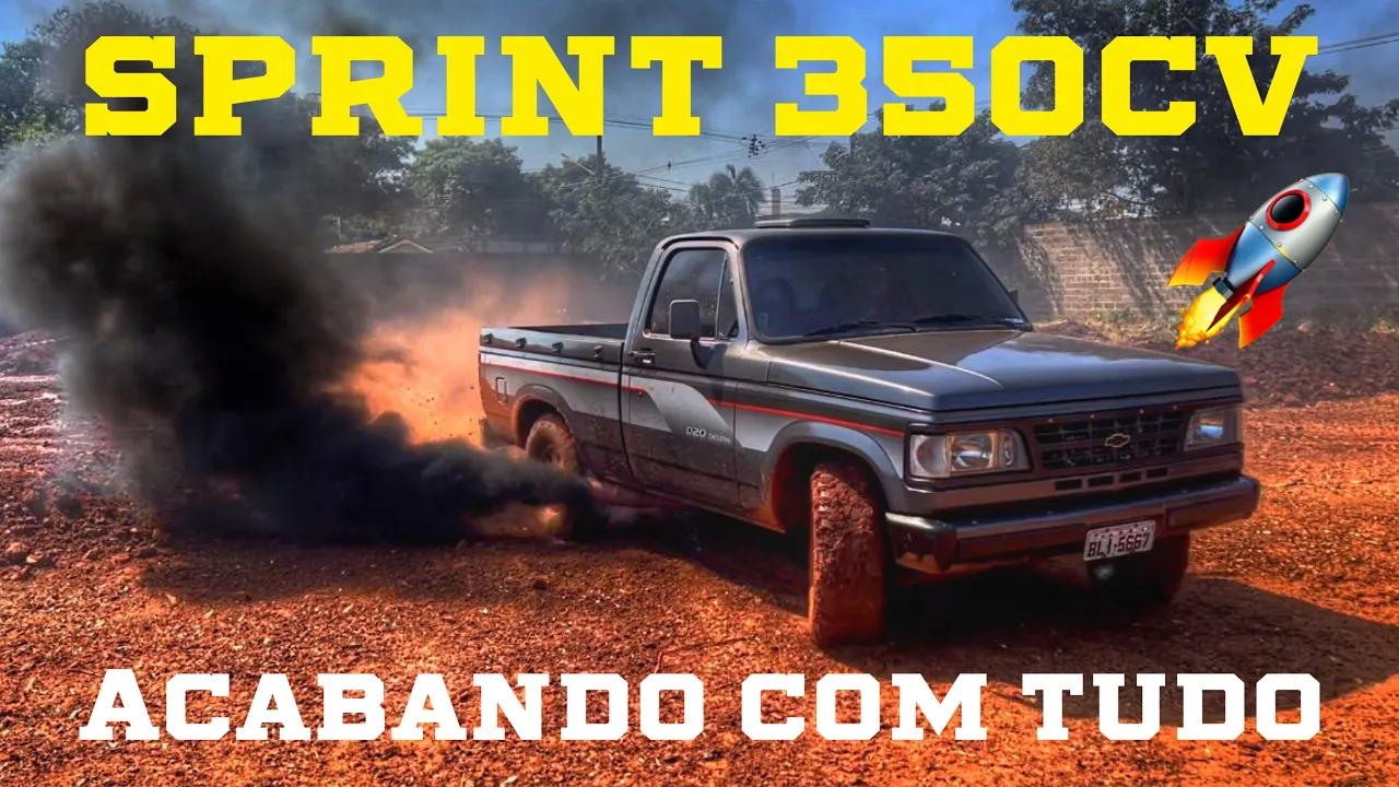 D20 COM MOTOR DE SILVERADO DERRETENDO NO ENCONTRO DE CAMIONETES ????