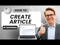 How to Create an Article in Wikipedia Updated 2026