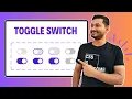 Animated Toggle Switch Button On Off Button Using HTML And CSS Only