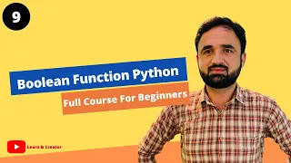 Booleans in Python Python Tutorial for Beginners - Lecture
