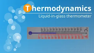How does a liquid-in-glass thermometer work