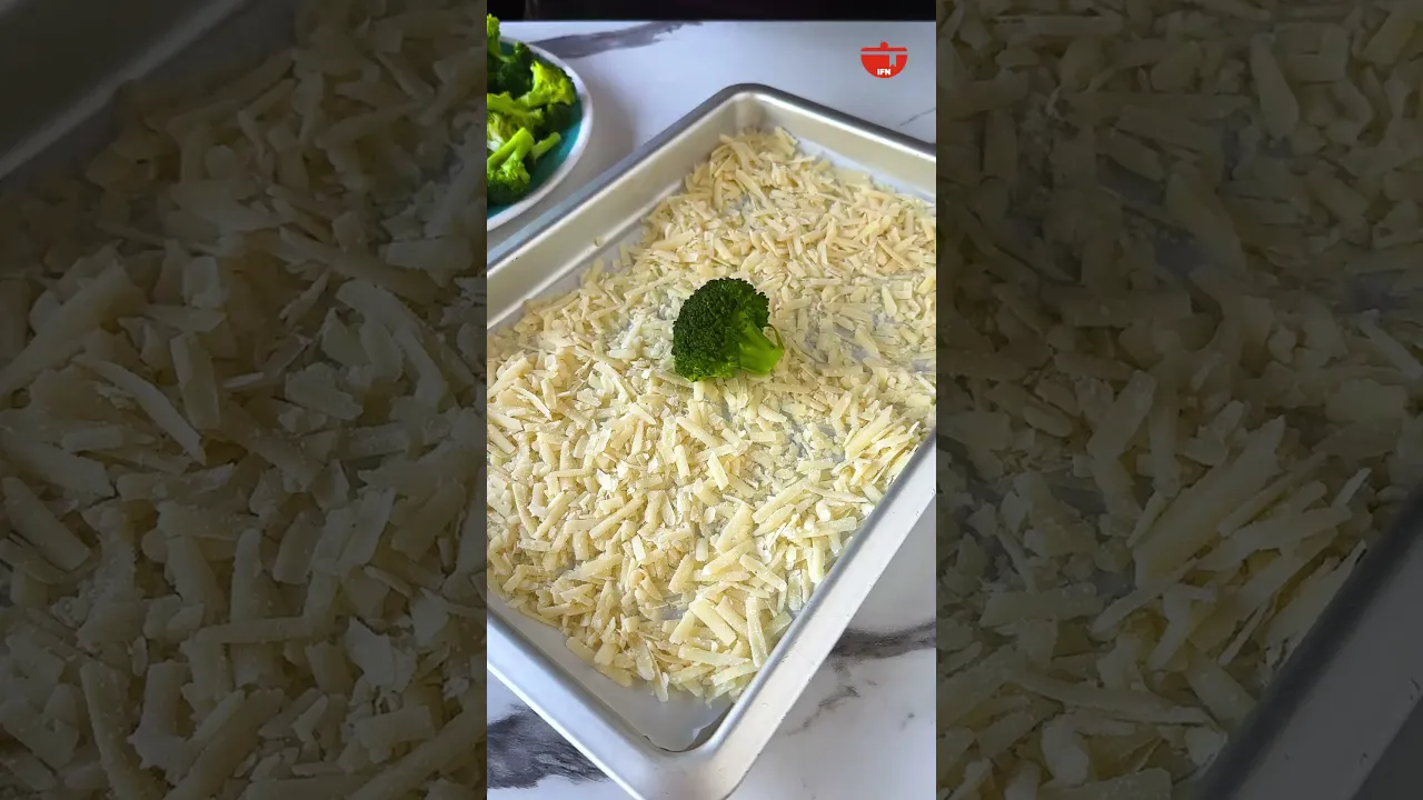 Crispy Broccoli Bark   Cheesy Recipe