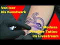Master The Art of Fine Line Medusa Tattoos