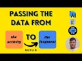Passing the data from the activity to the fragment using a bundle Kotlin Android studio