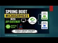 Build Java Spring Boot Microservices with API Gateway Full Beginner to Pro Project