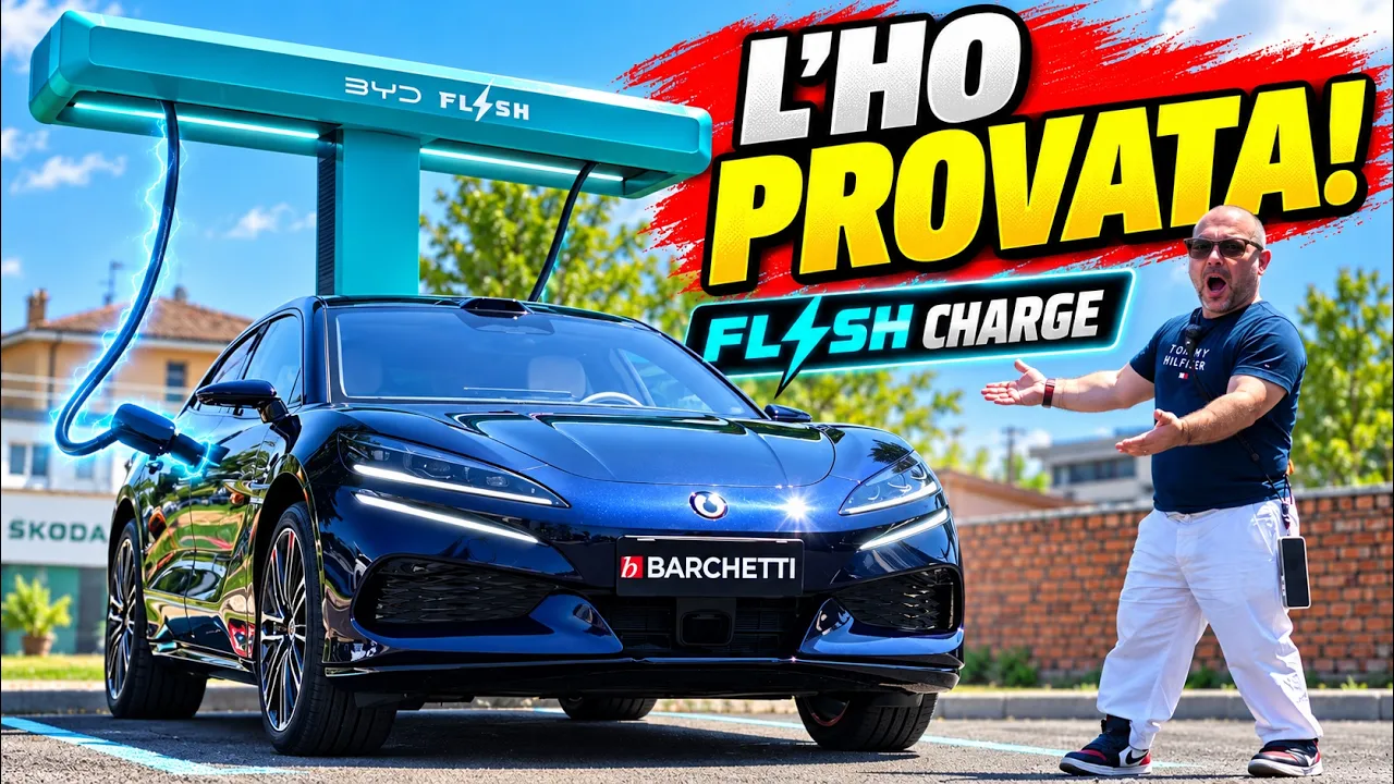 BYD Flash Charge alla prova: Denza Z9 GT dal 12 al 97% in 9 minuti