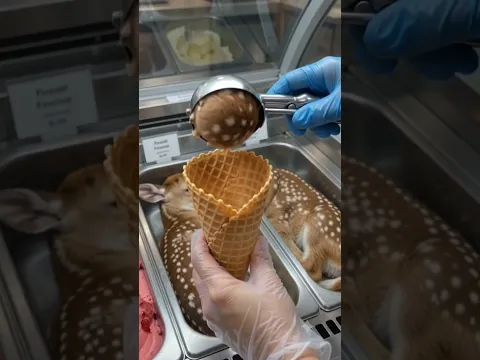 آيس كريم مع مفاجأة
