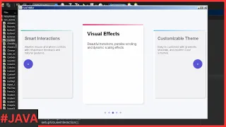 Java - How to Create a Card Slider in Java Netbeans