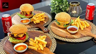                                                      طرز تهیه برگر خانگی بی نهایت آب دار و خوشمزه دندنها