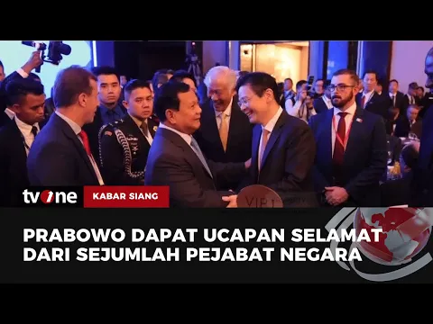 Hadiri Forum Keamanan Dunia, Prabowo Mendapat Ucapan Selamat dari Pejabat Negara
