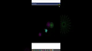 How to print random coloured patterns with python - turtle
