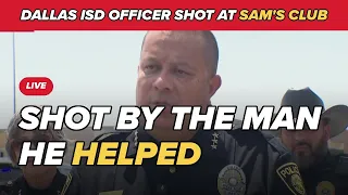 Dallas ISD police officer shot Full Police Briefing BREAKING NEWS