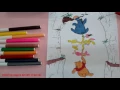 winnie the pooh coloring pages How to color winnie the pooh friends coloring for kids