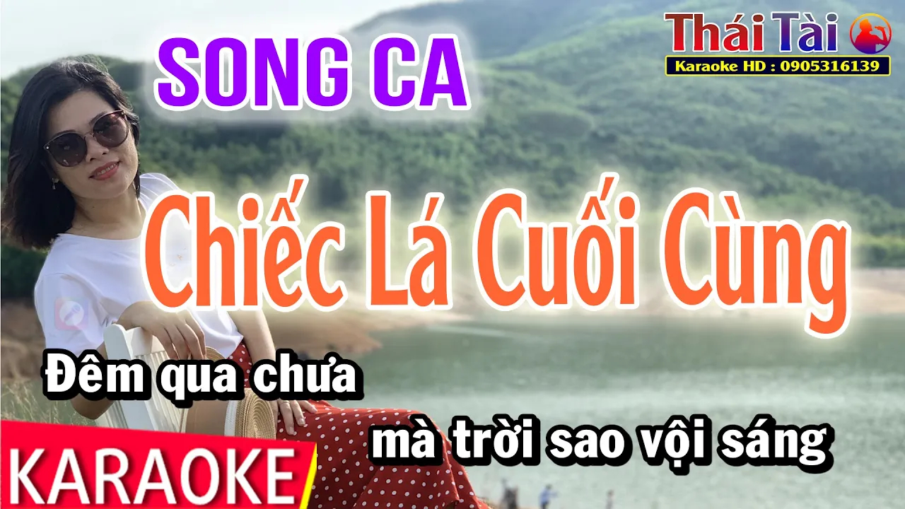 Karaoke Chiếc Lá Cuối Cùng Song Ca - Thái Tài