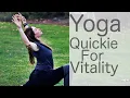 Lagu 15 minuten yogaquiz voor energie en vitaliteit (Vinyasa-les) | Fightmaster Yoga-video's