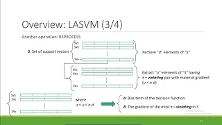 Tuning Hyperparameters on unbalanced data using Support Vector Machine and Online and Active SVM