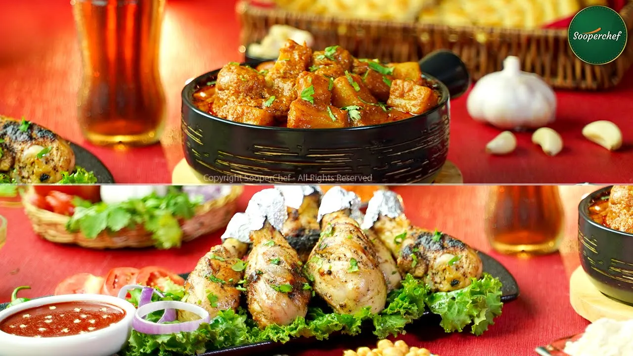 Aloo Tikka Masala with Kalmi Tikka Recipe by SooperChef   Magic Meals with Coca-Cola