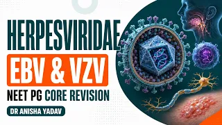 Herpesviridae (EBV & VZV) | NEET PG Core Revision (21/21) | Microbiology