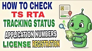 Telugu10mm Licence How To Check TS RTA Tracking Status Licence Registration Telugu10mm 