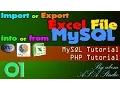 Import or Export Excel File into or from MySQL 1 Project and Create Folder Excel PHP Tuto