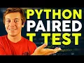 How to Perform a Paired T-Test in Python Scipy Numpy