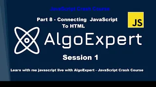 Learn with me js live with AlgoExpert - Crash Course Part 10