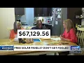 Free solar panels Don t get fooled