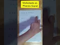 DIY Phonics sound worksheets I Worksheets for LKG UKG Nursery kids