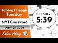 NYT Crossword Puzzle - Tuesday April 28 2026 FULL SOLVE