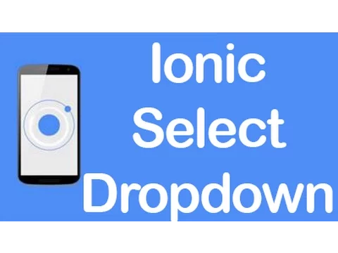 Download MP3 Ionic [CSS Components] - Select/Dropdown