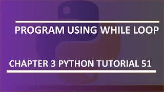 Sum of Numbers Program using while loop Python tutorial 51